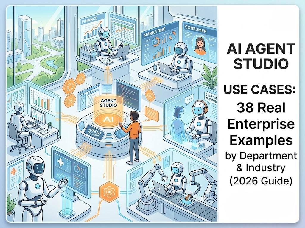 Infographic on why enterprises need an agent studio, used as the article cover