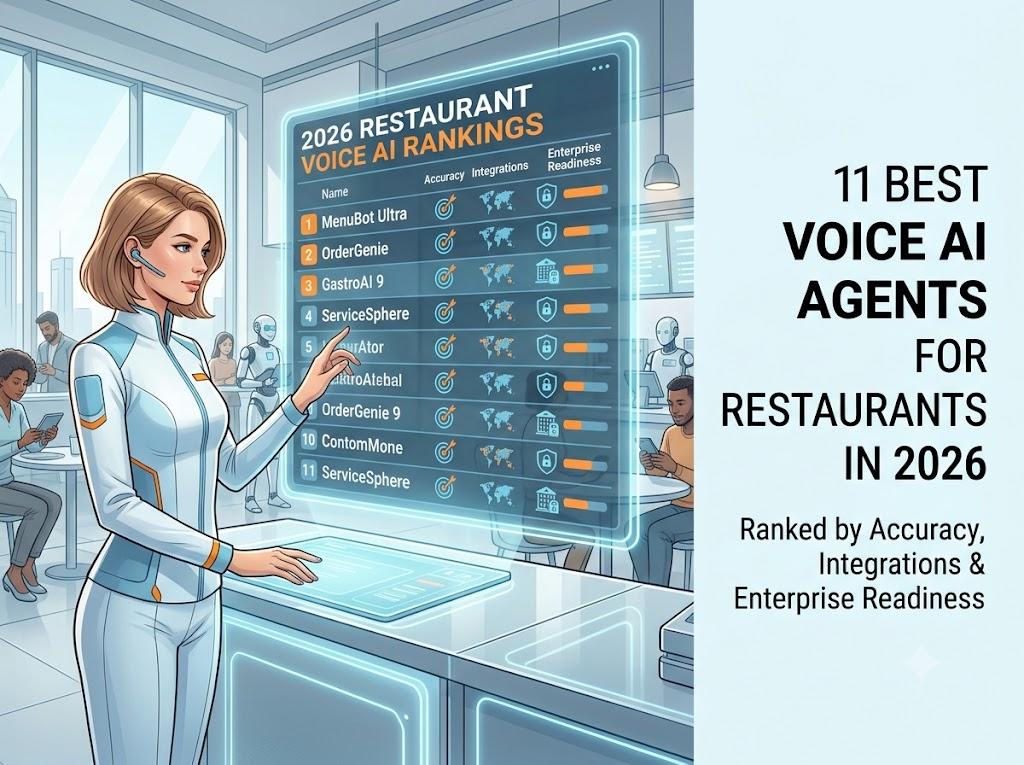 11 Best Voice AI Agents for Restaurants in 2026 (Ranked by Accuracy, Integrations & Enterprise Readiness)