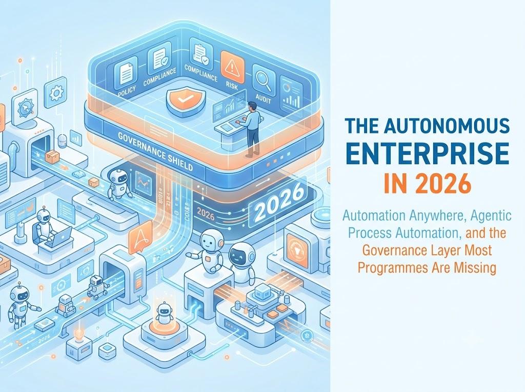 The Autonomous Enterprise in 2026: Automation Anywhere, Agentic Process Automation, and the Governance Layer Most Programmes Are Missing